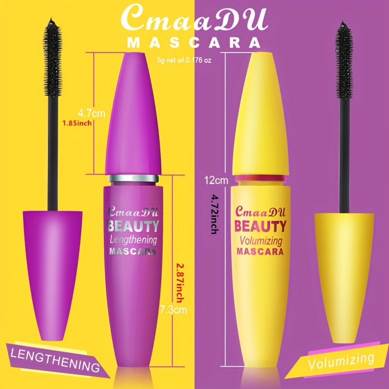 Waterproof 4D Mascara Thick Long Lasting Voluminous Durable Lashes
