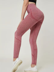 High Waist Butt Lift Solid Leggings Yoga Fitness Running Leggings