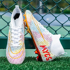 Women's AG Nailed Soccer Shoes Outdoor Anti Slip Football Shoes