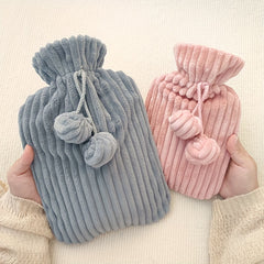 1000ml 2000ml Double Layer Hot Water Bag Hand Warmer Winter Christmas