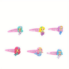 6pcs Mermaid Hair Clips for Girls