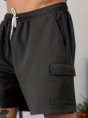 Men's Retro Style Casual Drawstring Shorts