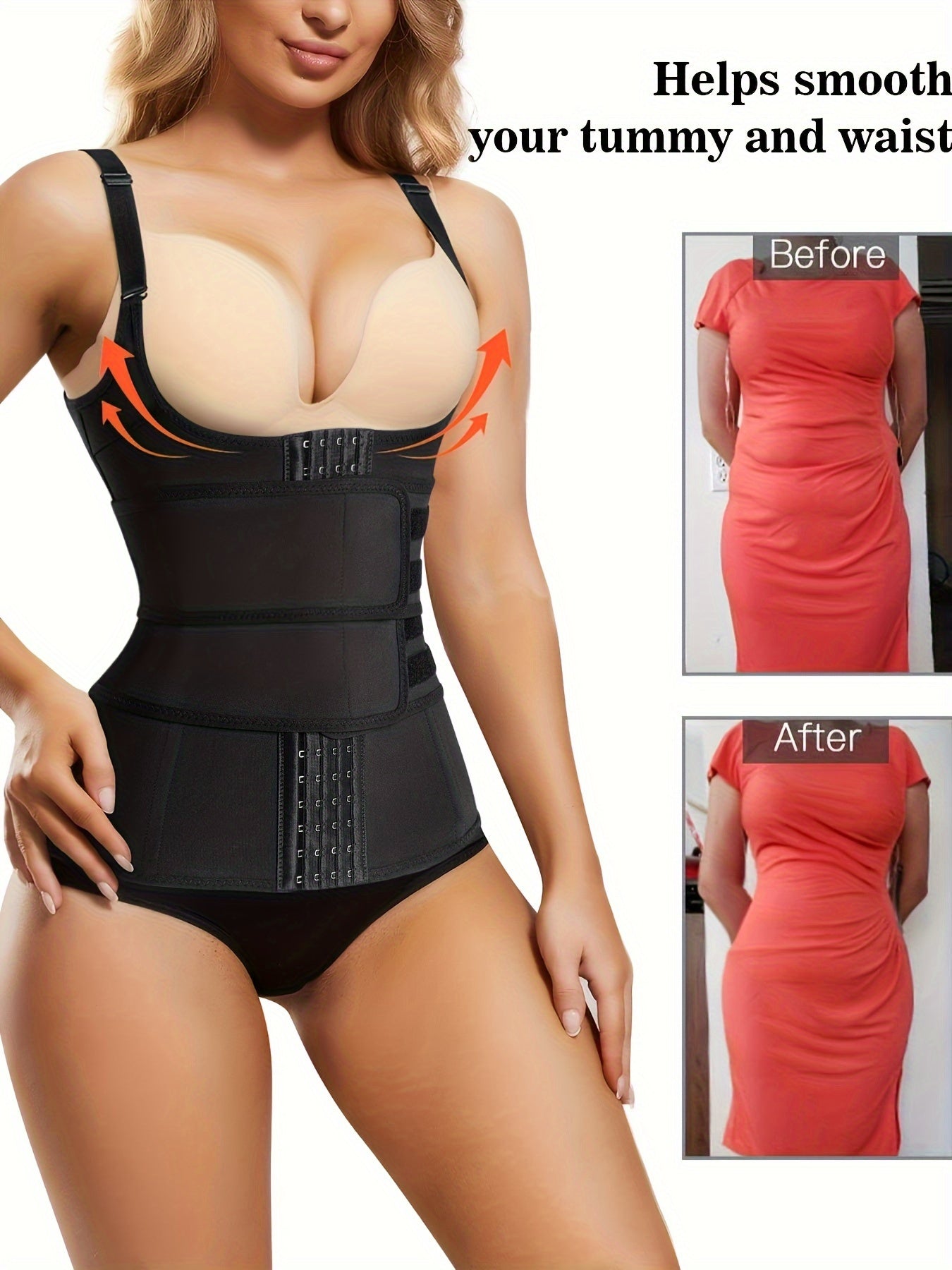 Underbust Corset Cincher Tummy Control Body Shaper Tank Top