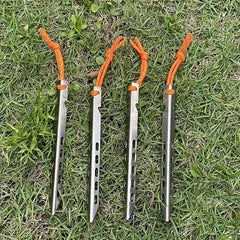 5pcs Titanium Tent Pegs Canopy Tarp Beach Pegs