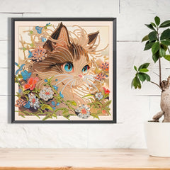 Cat Pattern DIY 5D Diamond Painting Kit for Beginners