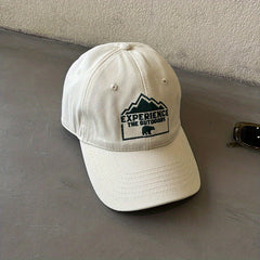 Unisex Sunshade Adjustable Baseball Cap With Bear Embroidery