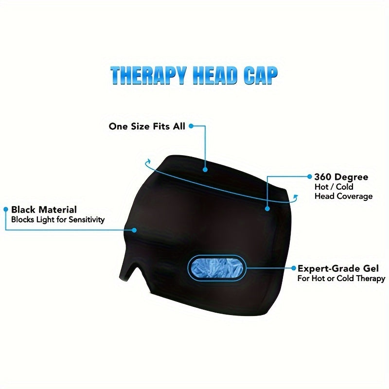 Migraine Relief Gel Ice Headgear Cold Compression Single Layer Cap