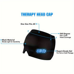 Migraine Relief Gel Ice Headgear Cold Compression Single Layer Cap
