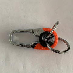 Stainless Steel Keychain Double Ring Outdoor Carabiner