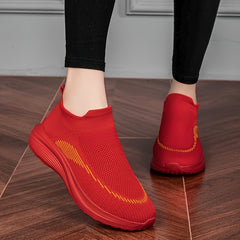 Women's Solid Slip on Sports Shoes Walking Shoes