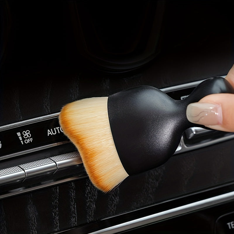 Car Soft Hair Cleaning Brush Tool Car Dust Removal Curve Brush
