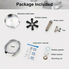 Stainless Steel Glass Rinser Cup Washer for Kitchen Sink