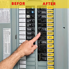Circuit Breaker Stickers 129pcs Set Fuse Box Label Recognition Reminder