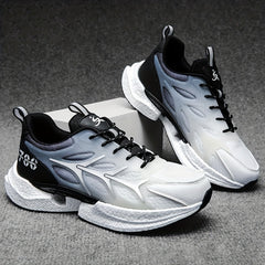 Men's Shock Absorption Running Shoes Comfortable Non Slip Rubber Sole
