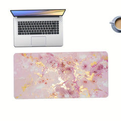 Marble Pattern Rubber Large Non Slip Mouse Pad for Office Home Computer Desk