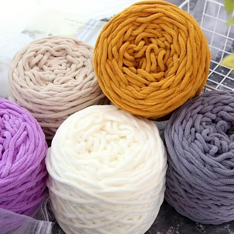2balls Soft Hand Woven Thick Thread 165g Crochet Knitting Bundle