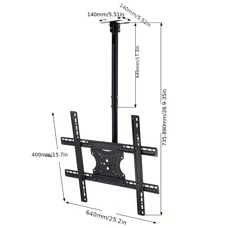 Universal TV Rotating Hanger Bracket 14-165cm Ceiling Mount