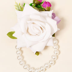 Rose Wrist Corsage Wedding Bride Bridesmaids Corsages