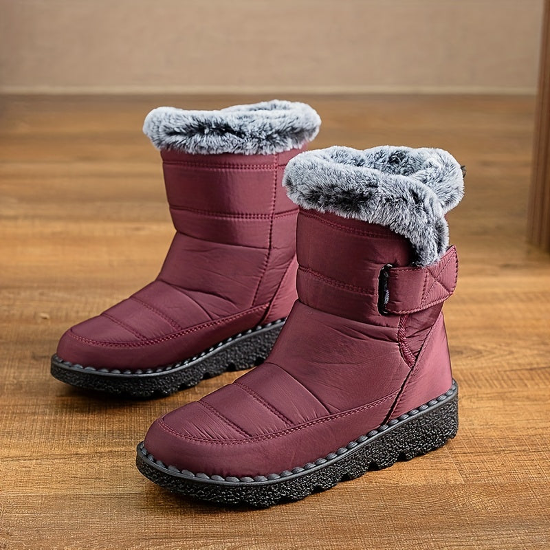 Women's Winter Snow Boots Waterproof High Top Hiking Boots