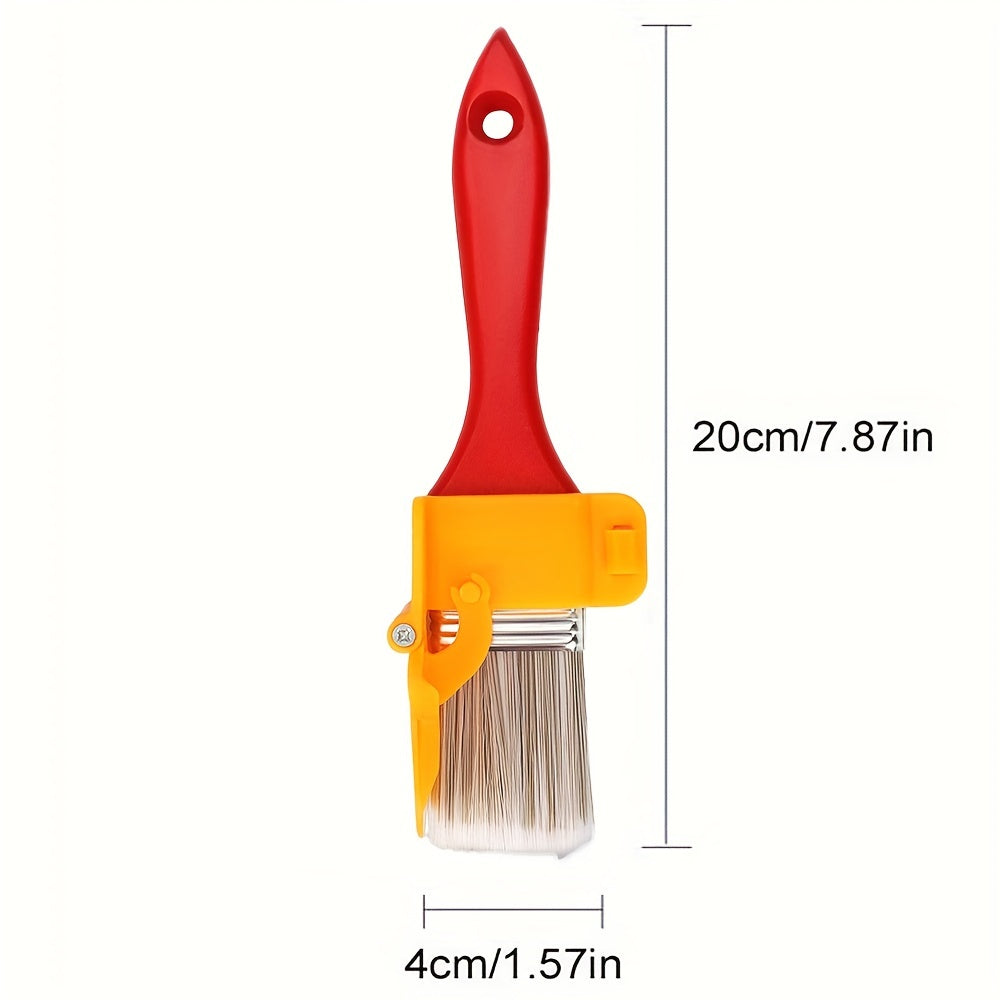 1pc Edger Paint Brush Durable Easy To Clean Wooden Handle DIY Tool