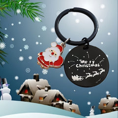 Christmas & New Year Keychain, Festive Decor for Keys & Backpacks