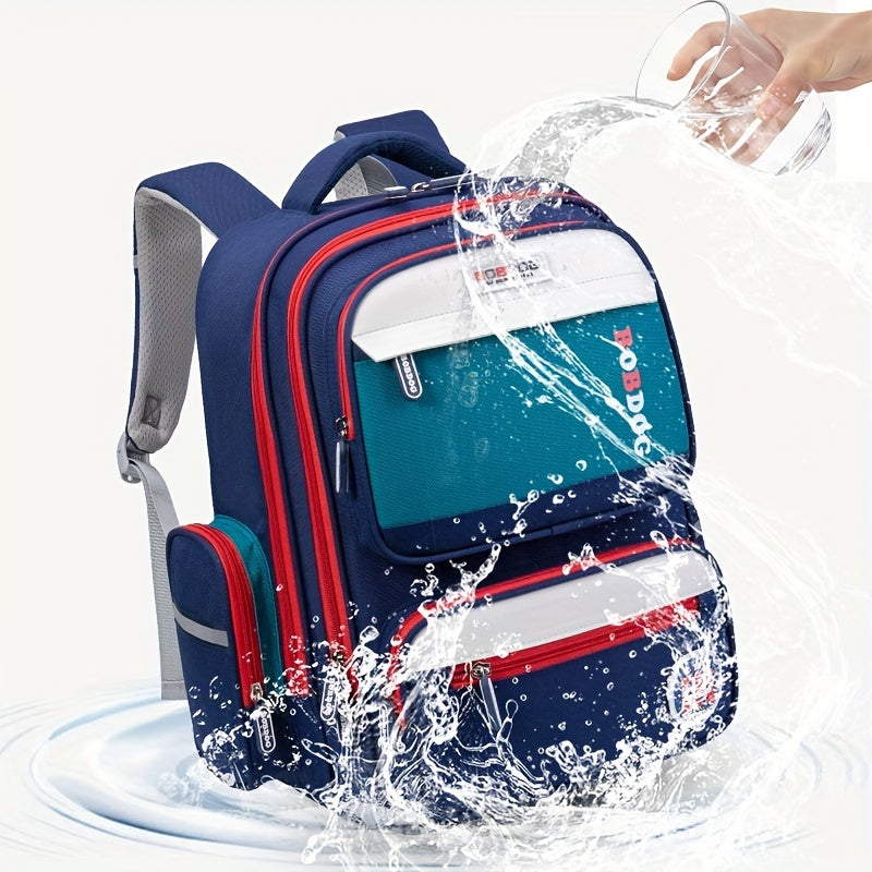Baguette Schoolbag For Kids 6-12 Years Old Load Reduction Spine Protec