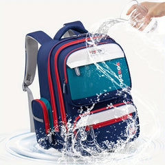 Baguette Schoolbag For Kids 6-12 Years Old Load Reduction Spine Protec