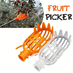 Fruit Picker Head Basket Pole Not Included Plastic Fruit Picking Tool Catcher