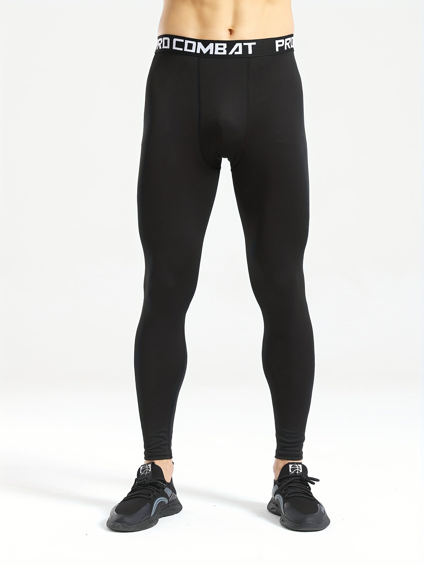 Men's Sports Tight Bottom Pants Autumn Winter Outdoor Running Training Quick Dry