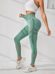 Hollow Sports Hip Lift Yoga Leggings High Elastic Exercise Pants