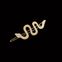 Vintage Rhinestone Snake Hairpin Hair Accessory