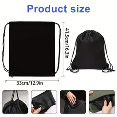 2pcs Drawstring Backpacks Large Capacity Swimming Bag Sports Supplies