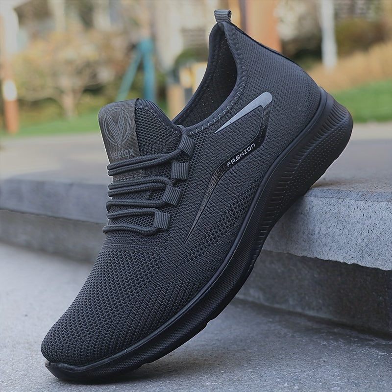 Men's Breathable Lightweight Sneakers for Running Basketball Gym