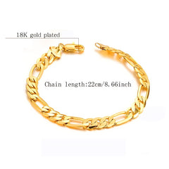 Men's Golden Link Bracelet