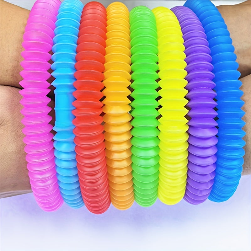 10pcs Pop Tubes Sensory Toys for Fine Motor Skills ADHD & Autism