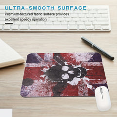 Skull Head Computer Mouse Pad Anti-Skid Rubber 24x13x0.07 inches