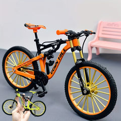1:8 Scale Alloy Mountain Bike Model Realistic Toy Ornament