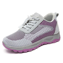 Women's Lightweight Breathable Running Shoes Lace Up Type