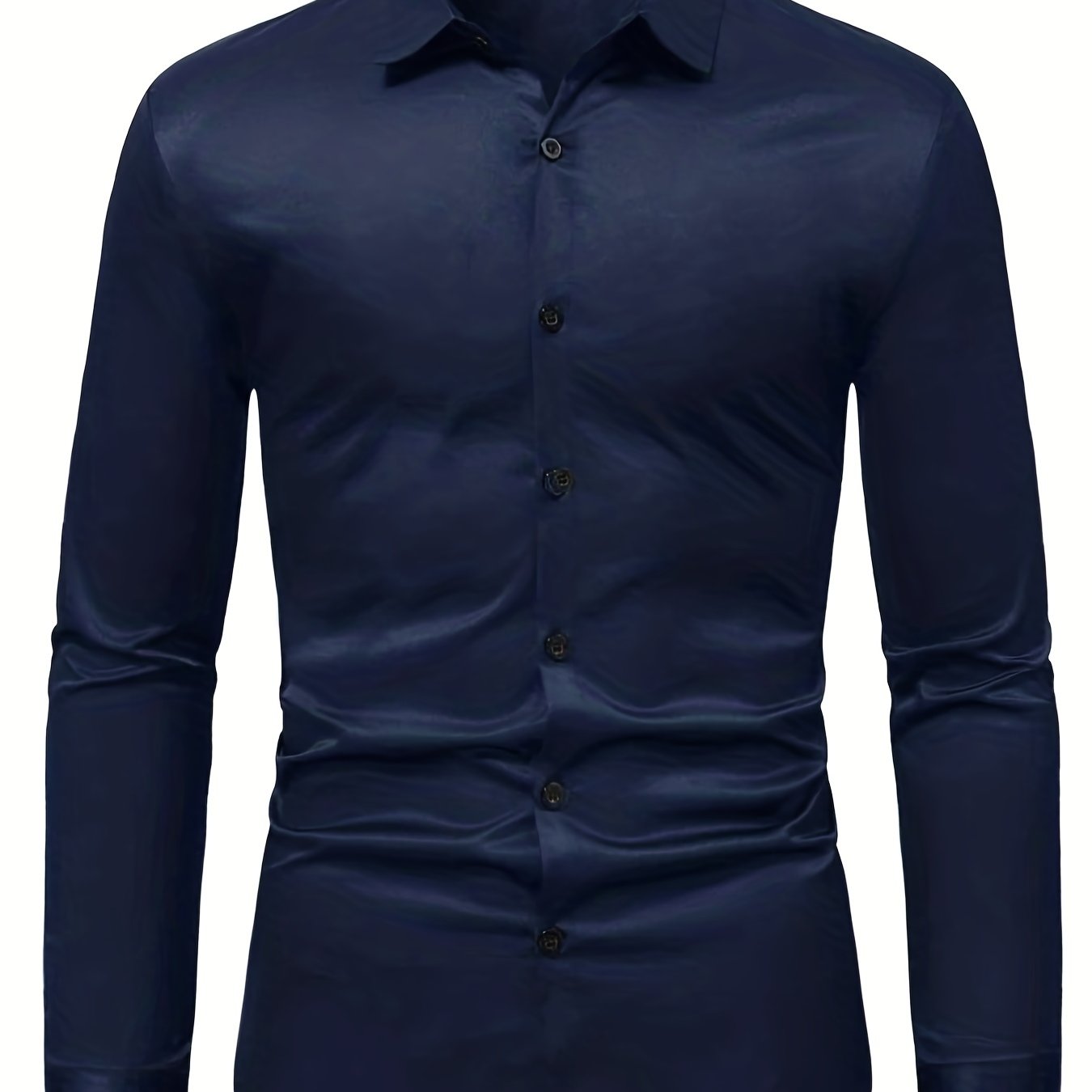 Men's Classic Long Sleeve Shirt Button Up Semi-Formal Casual Business Wear
