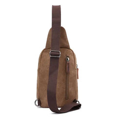 Canvas Crossbody Chest Bag for Men