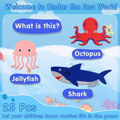 Felt Board Story Set for Toddlers - Ocean & Outer Space Theme