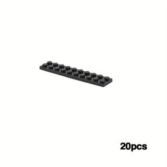 20pcs 3832 Small Building Blocks 2x10 Basic Bricks Short Plank Thin Board