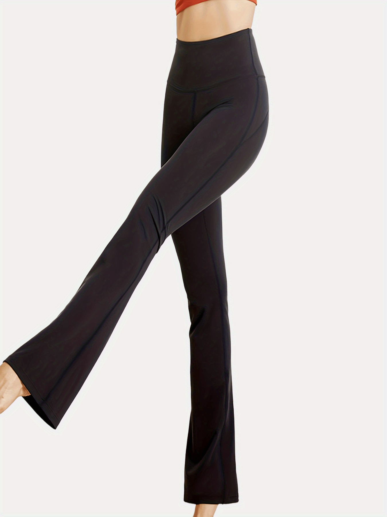 Women's Bootcut Solid Yoga Fitness Running Pants