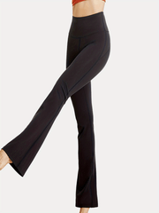 Women's Bootcut Solid Yoga Fitness Running Pants
