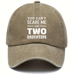 Unisex Distressed Letter Printed Hat Sunscreen Cap