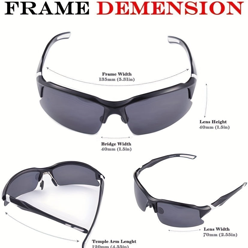 Men's Polarized Sports Sunglasses Lightweight Driving Glasses