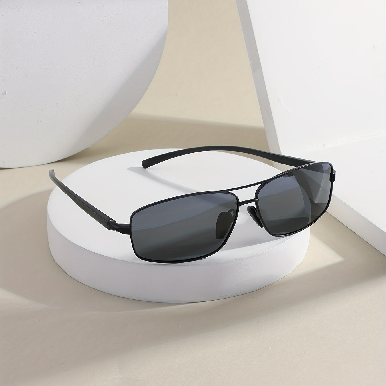 Men's Square Frame Sunglasses UV Protection