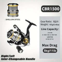 PROBEROS 1500-3500 Spinning Reel 5.2:1 5+1BB