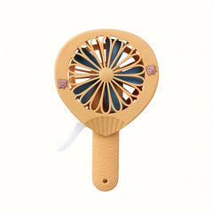 Mini Handheld Fan Portable Hand Pressure Fan Without Handle Cooling Cartoon Fan