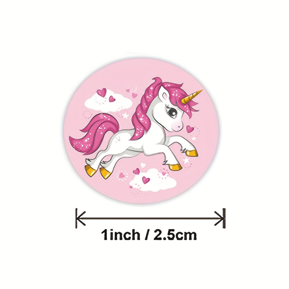 500pcs Unicorn Sticker Kids Reward Gift Label Encouragement Stationery